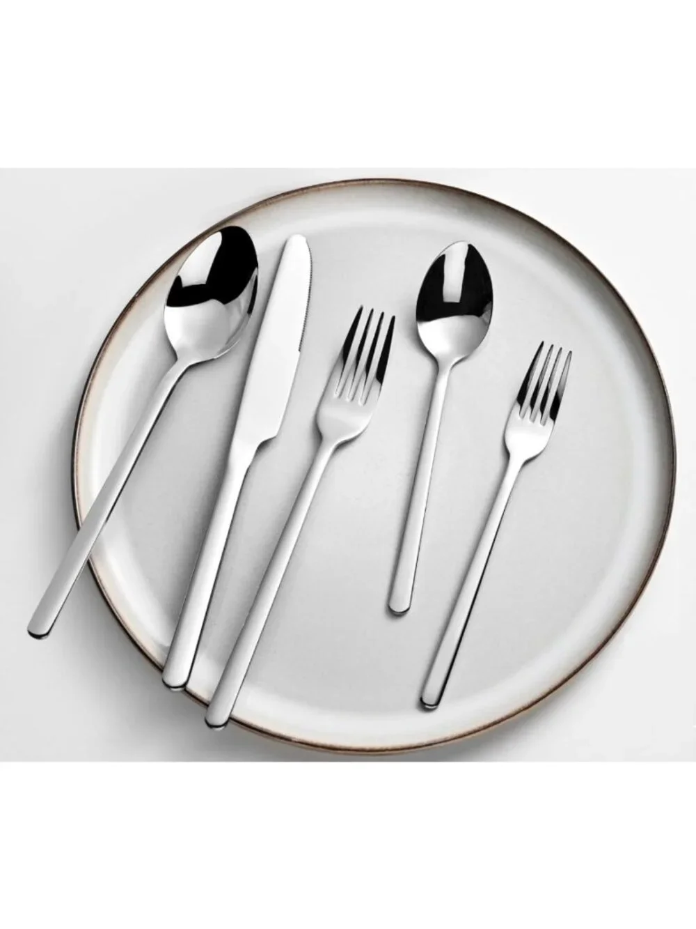 10-Piece Stainless Steel Silverware Set for 2 | Dishwasher Safe Flatware Cutlery